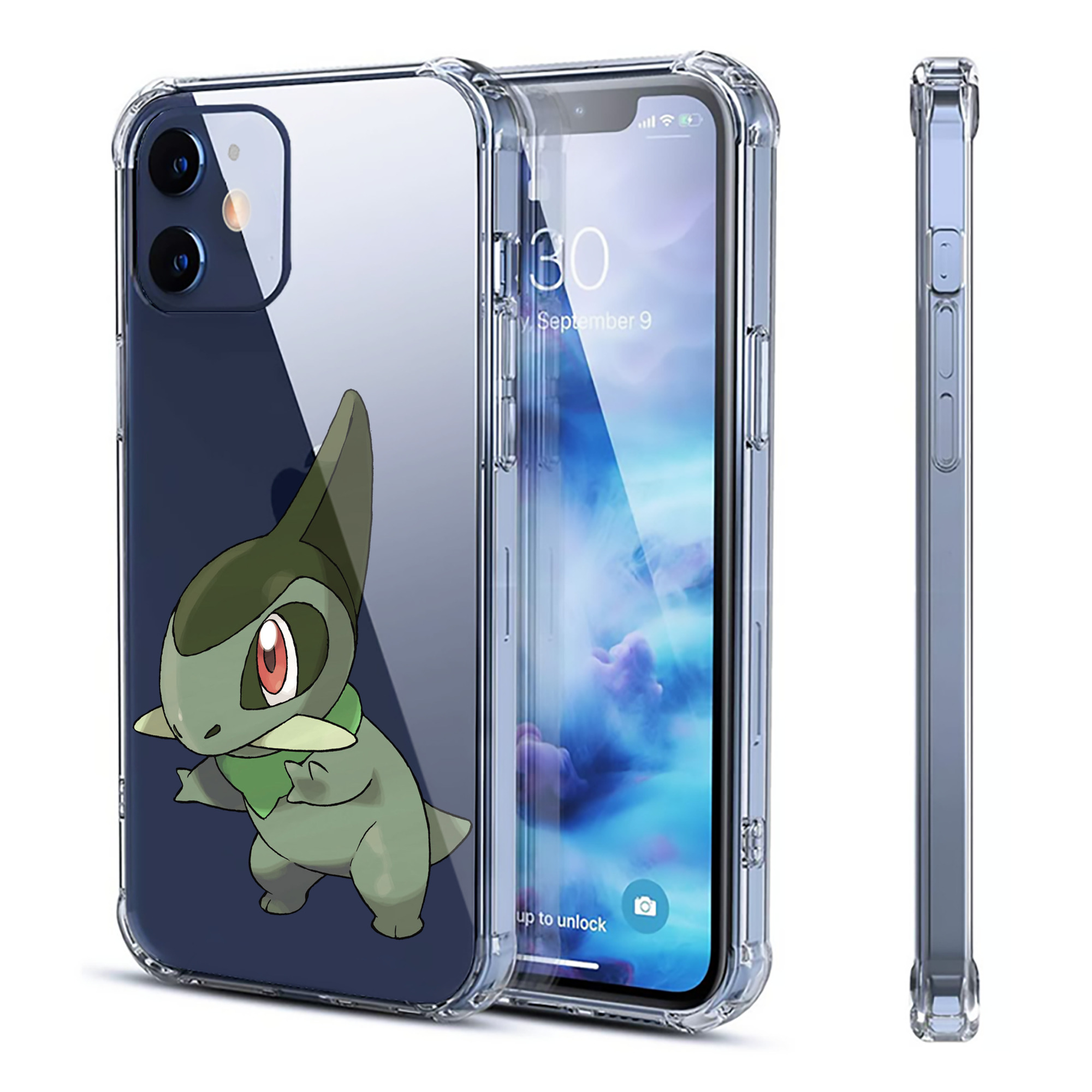 （画像用） ポケットモンスター Pokémon 【iPhone 12シリーズ対応】透明スマホケース（クリアソフトケース）